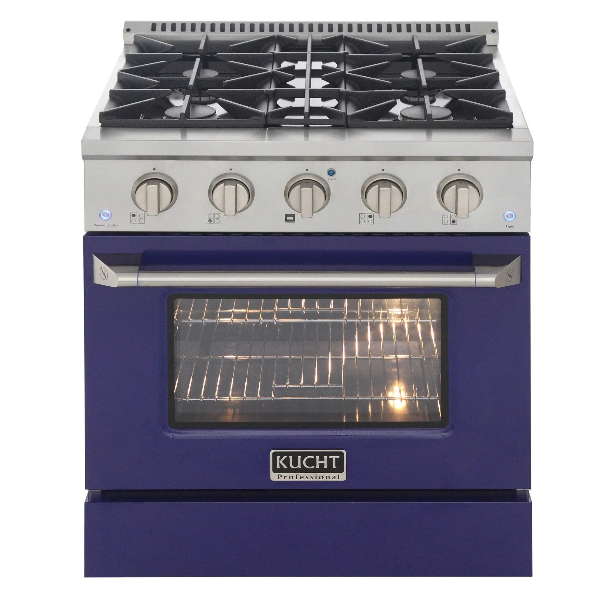 Kucht 30” Pro-Style Kitchen Dual Fuel Range - KDF302-B by Farmhouse Kitchen and Bath