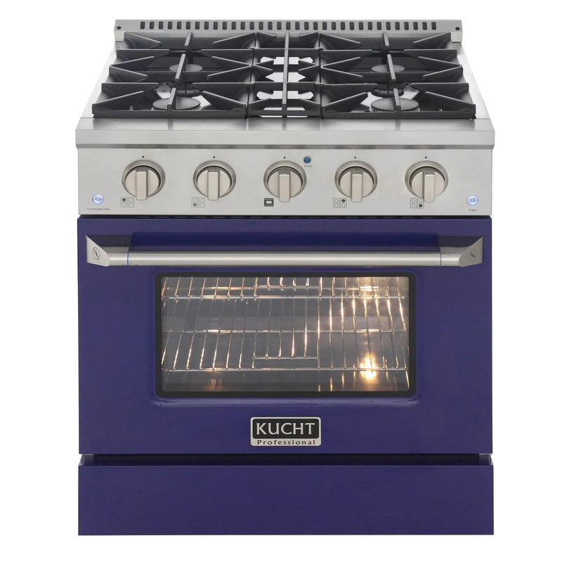 Kucht 30” Pro-Style Kitchen Dual Fuel Range - KDF302-B by Farmhouse Kitchen and Bath