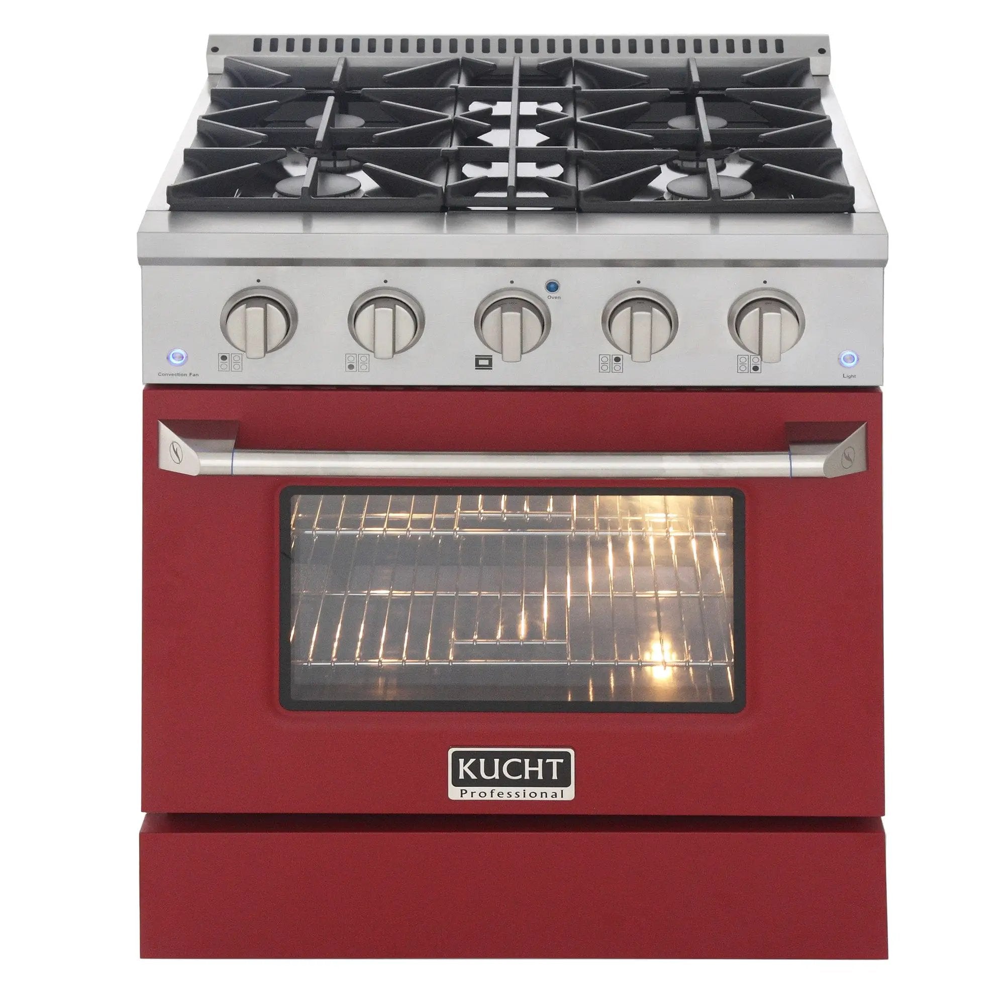 Kucht 30” Pro-Style Kitchen Dual Fuel Range - KDF302/LP-B by Farmhouse Kitchen and Bath