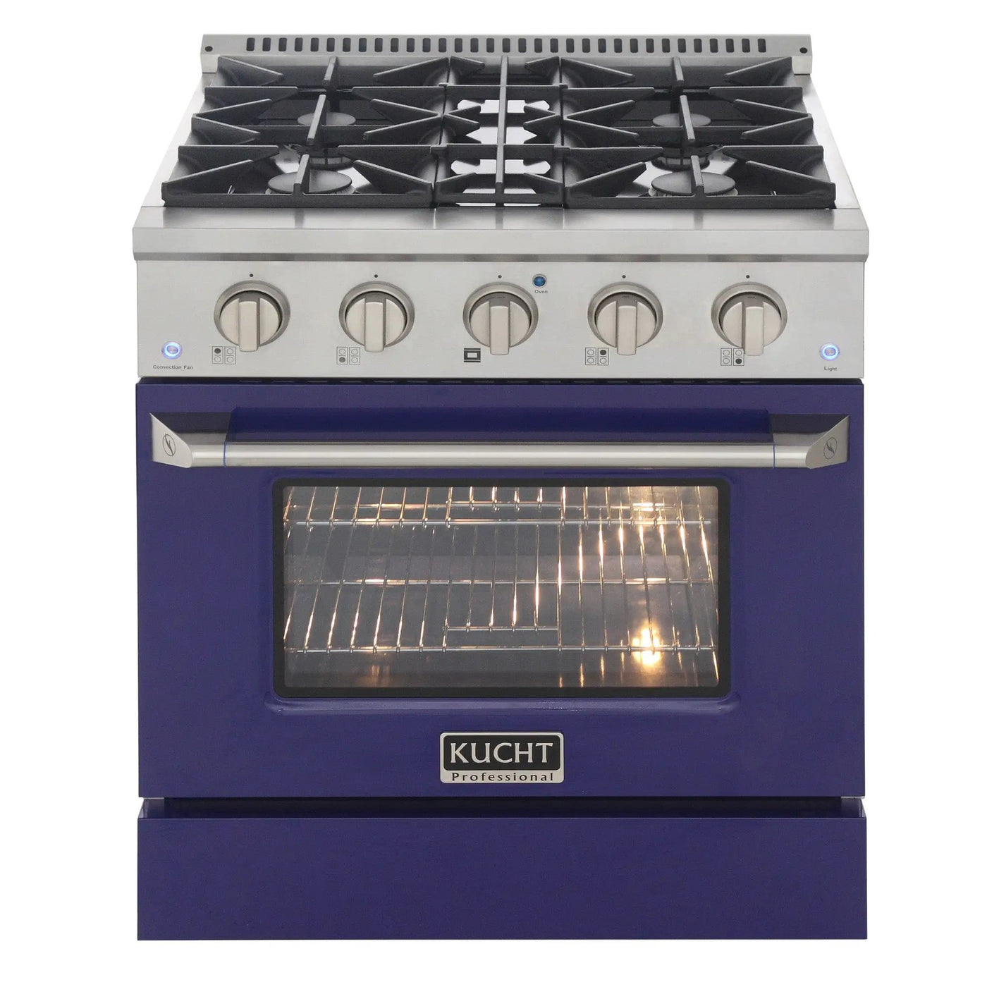 Kucht 30” Pro-Style Kitchen Dual Fuel Range - KDF302/LP-B by Farmhouse Kitchen and Bath