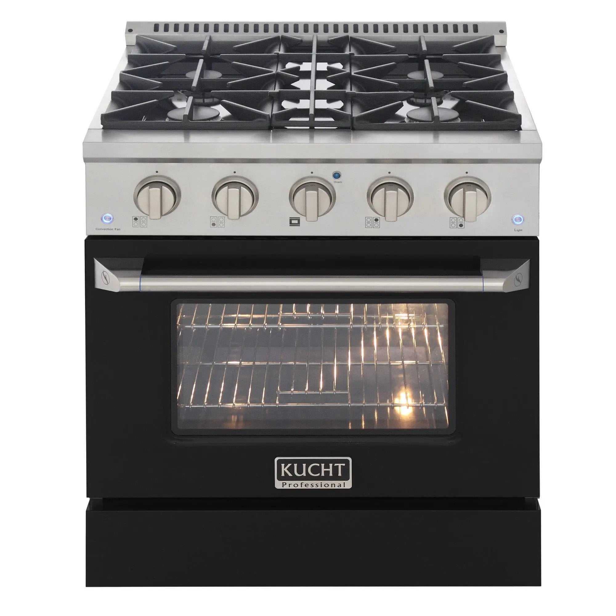 Kucht 30” Pro-Style Kitchen Dual Fuel Range - KDF302/LP-B by Farmhouse Kitchen and Bath