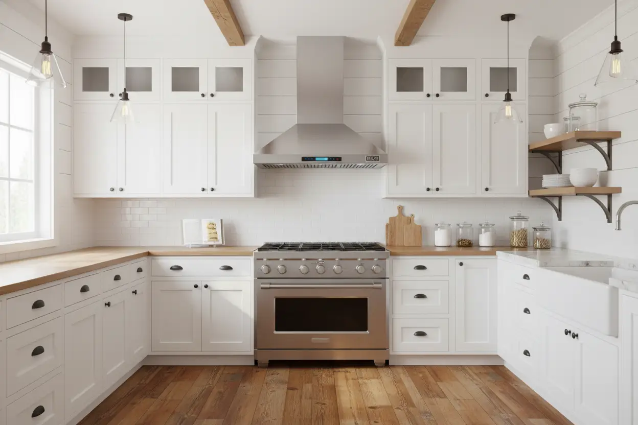 Kucht 30” Professional Stainless Steel, Under Cabinet Hood, KRH3020A by Farmhouse Kitchen and Bath