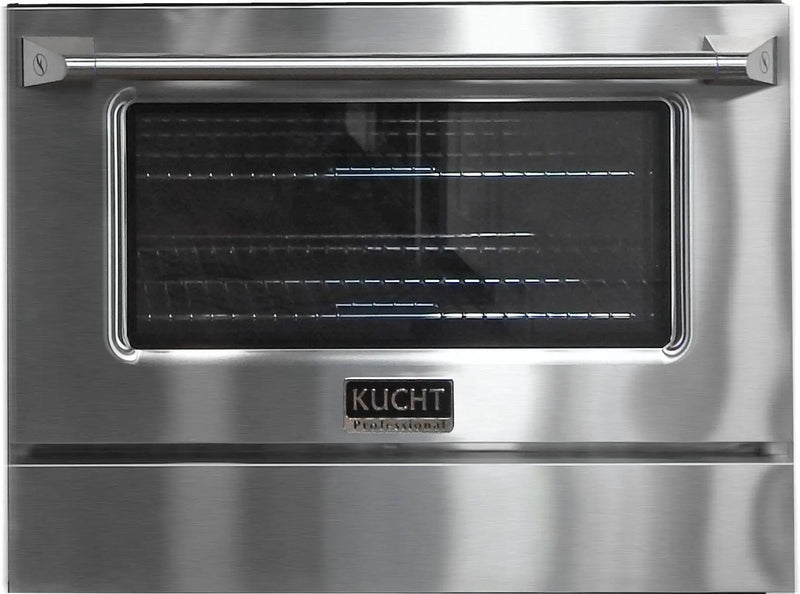 Kucht 30" Propane Range, Stainless Steel, Silver Oven Door, KNG301/LP-S by Farmhouse Kitchen and Bath