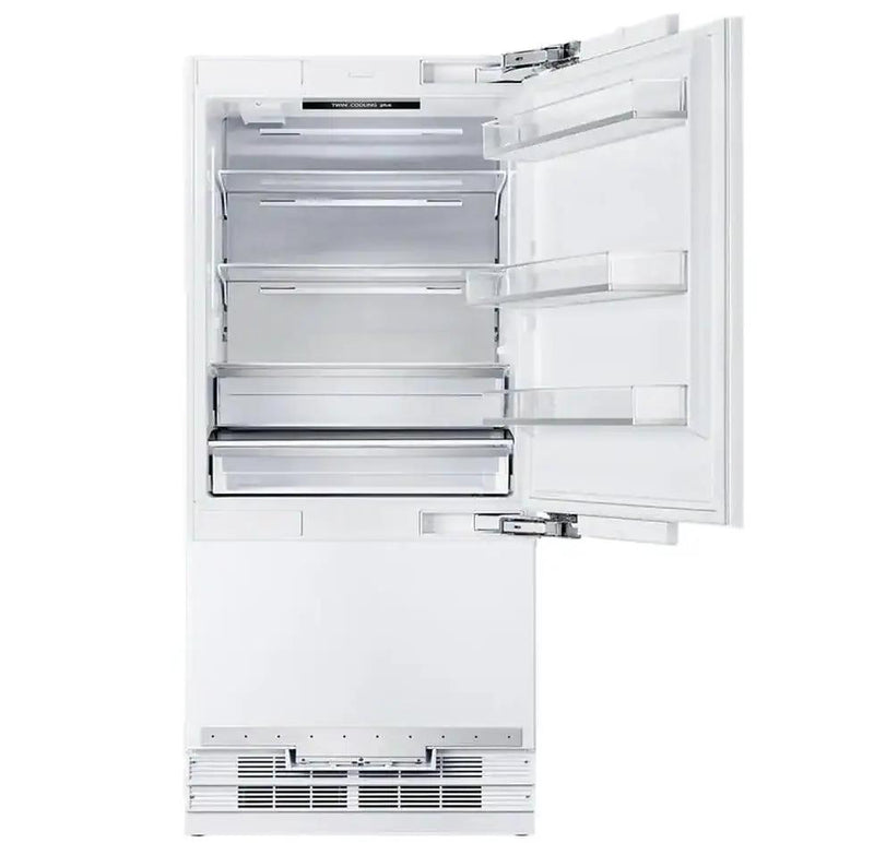 Kucht 36” Built-In, Counter Depth, Stainless Steel Refrigerator KR360SD by Farmhouse Kitchen and Bath