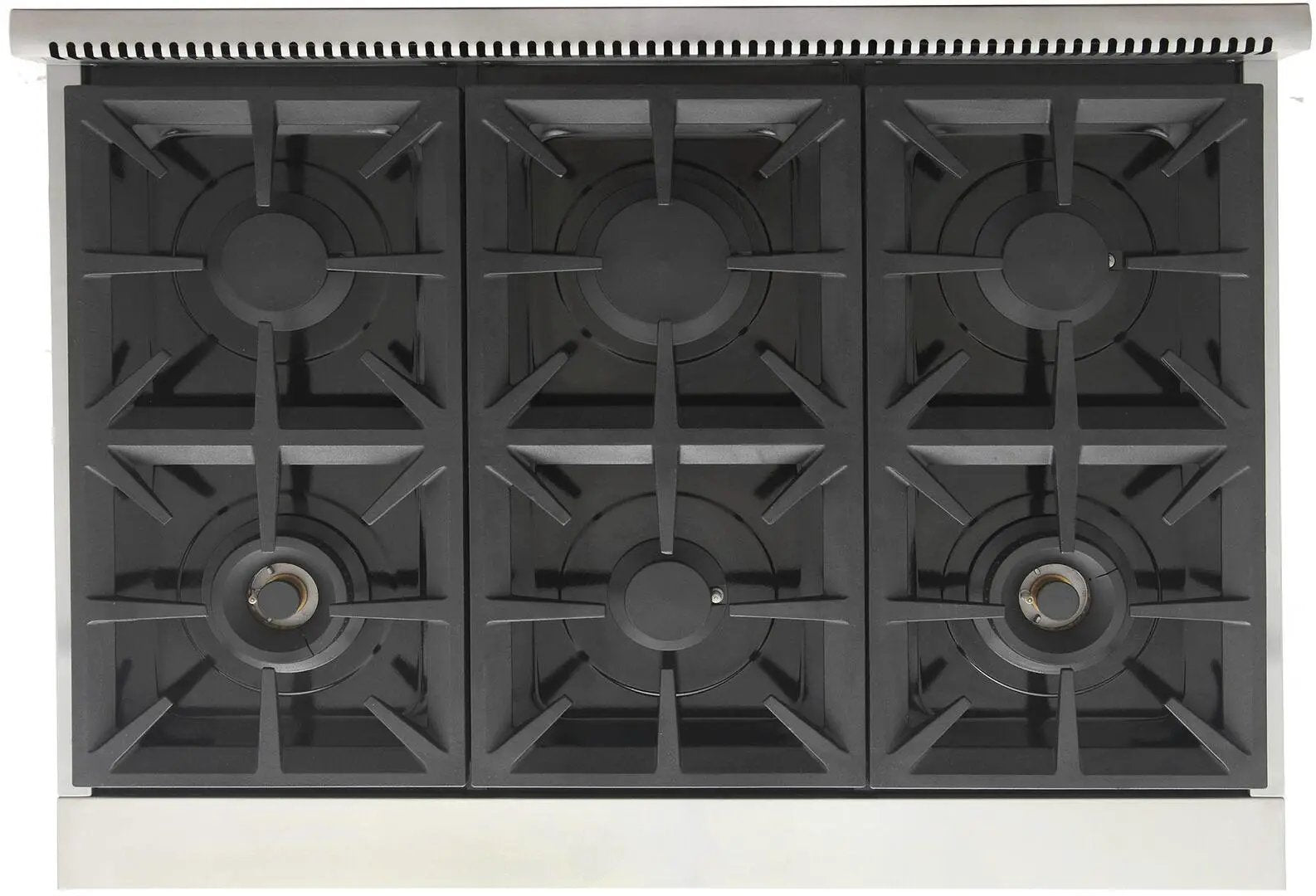 Kucht 36 Inch Gas Sealed Burner Rangetop-KFX369T-B by Farmhouse Kitchen and Bath
