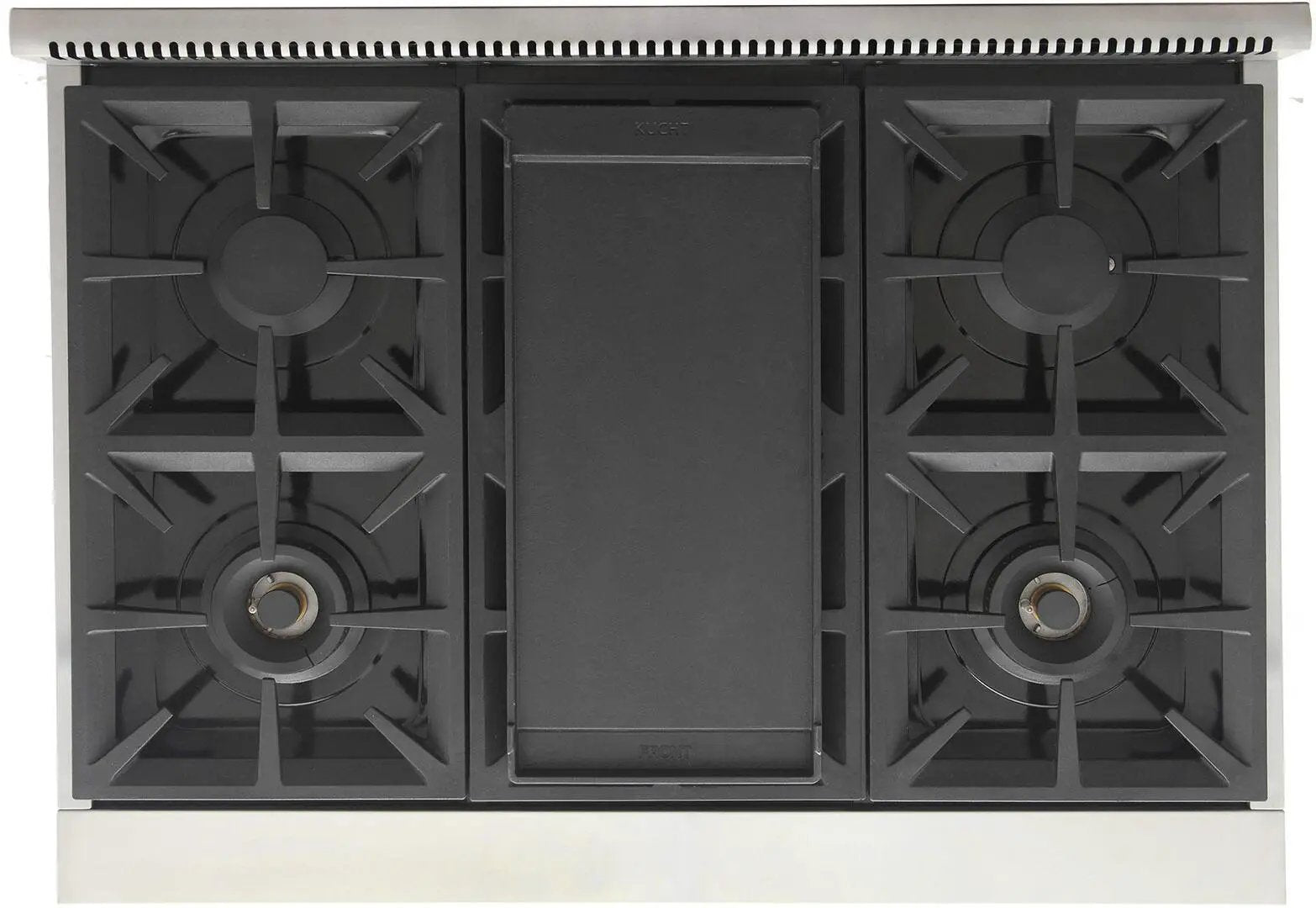 Kucht 36 Inch Gas Sealed Burner Rangetop-KFX369T-K by Farmhouse Kitchen and Bath