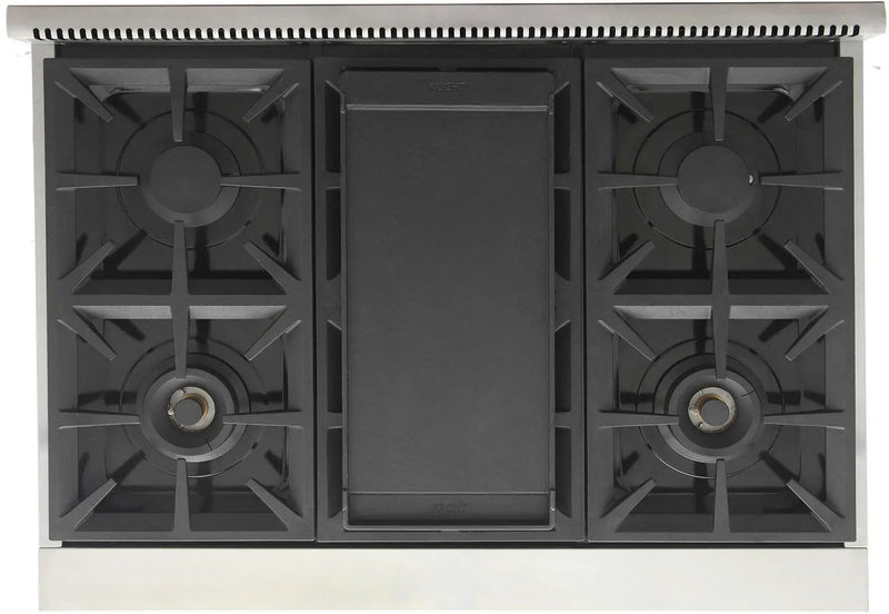 Kucht 36 Inch Gas Sealed Burner Rangetop-KFX369T-K by Farmhouse Kitchen and Bath
