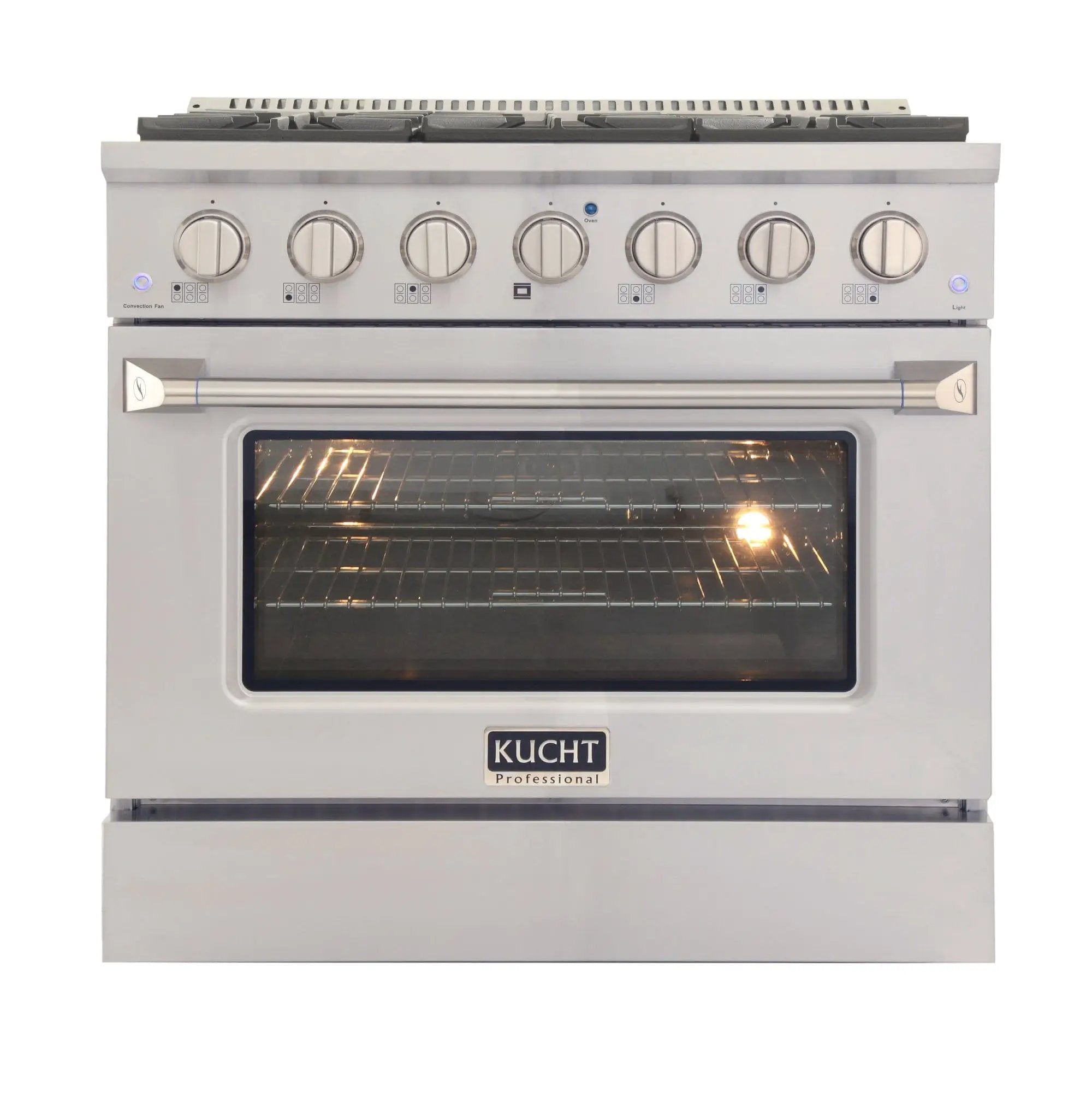 Kucht 36” Pro-Style Kitchen Dual Fuel Range - KDF362 by Farmhouse Kitchen and Bath