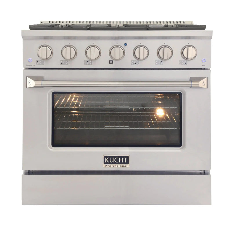 Kucht 36” Pro-Style Kitchen Dual Fuel Range - KDF362 by Farmhouse Kitchen and Bath