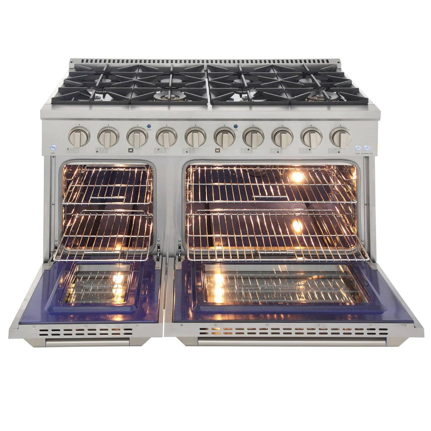 Kucht 48” Pro-Style Kitchen Dual Fuel Range - KDF482/LP-S by Farmhouse Kitchen and Bath