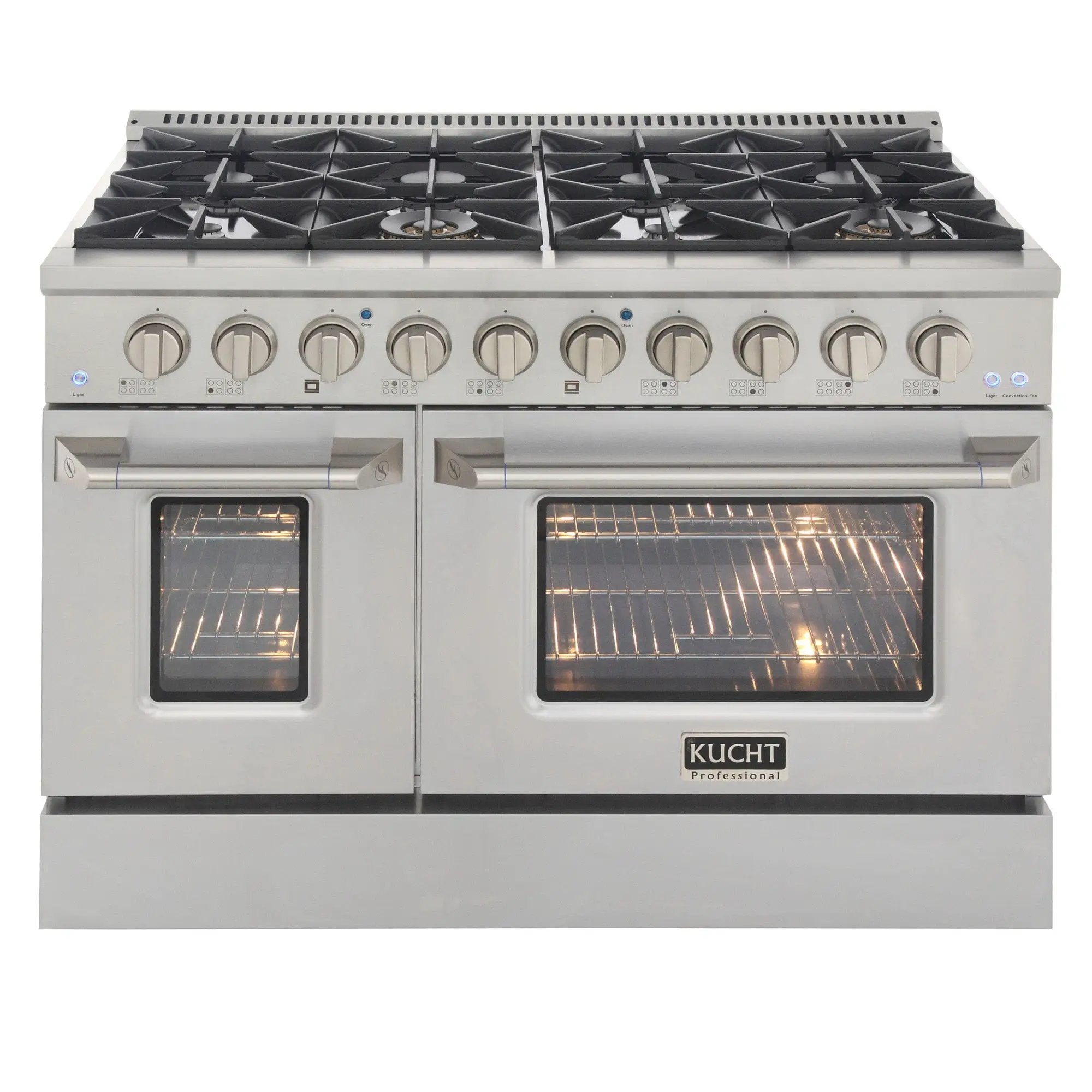 Kucht 48” Pro-Style Kitchen Dual Fuel Range - KDF482/LP-S by Farmhouse Kitchen and Bath