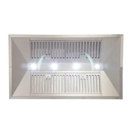 Kucht 48" Professional Stainless Steel, Island Hood, KRH4812iS by Farmhouse Kitchen and Bath