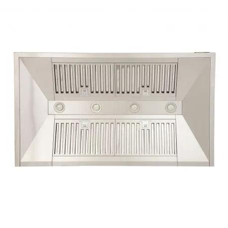 Kucht 48" Professional Stainless Steel, Wall Rangehood, KRH4810A by Farmhouse Kitchen and Bath