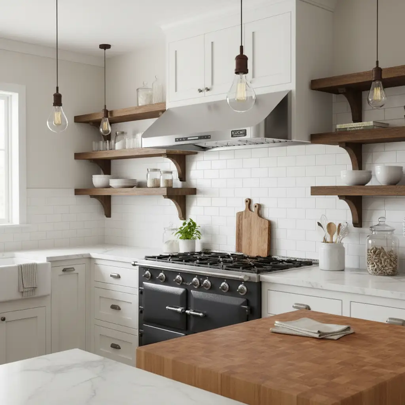 Kucht 48" Stainless Steel, Under Cabinet Hood, KRH481A by Farmhouse Kitchen and Bath