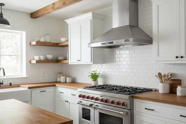 Kucht 48" Wall Mount Range Hood, Stainless Steel,  KRH4821A