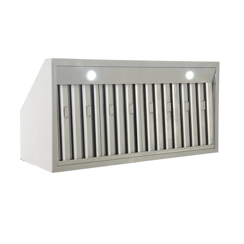 Kucht 48" Wall Mount Range Hood, Stainless Steel, KRH4821A by Farmhouse Kitchen and Bath