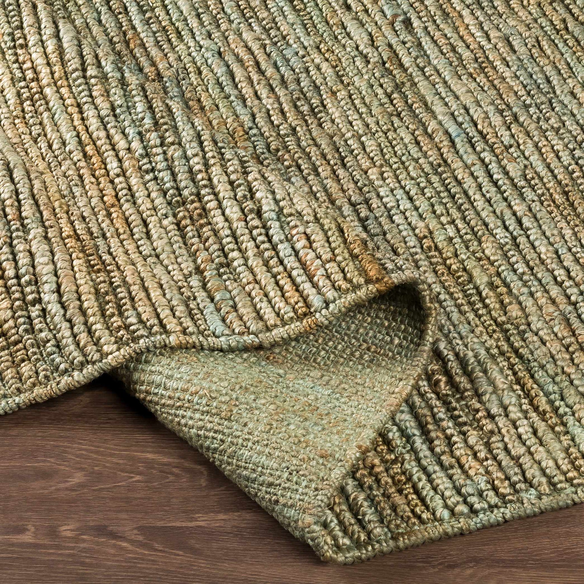 Glover Sage Braided Jute Carpet - Clearance by Boutique Rugs
