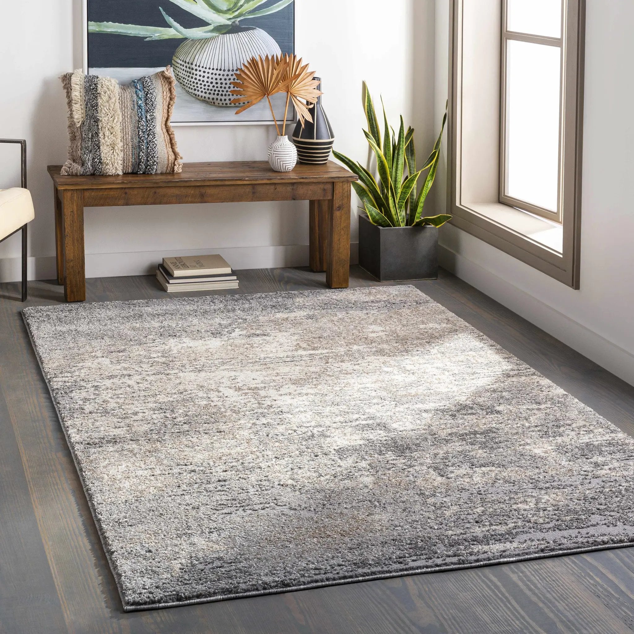 Kyabram Textured Abstract Area Rug by Boutique Rugs