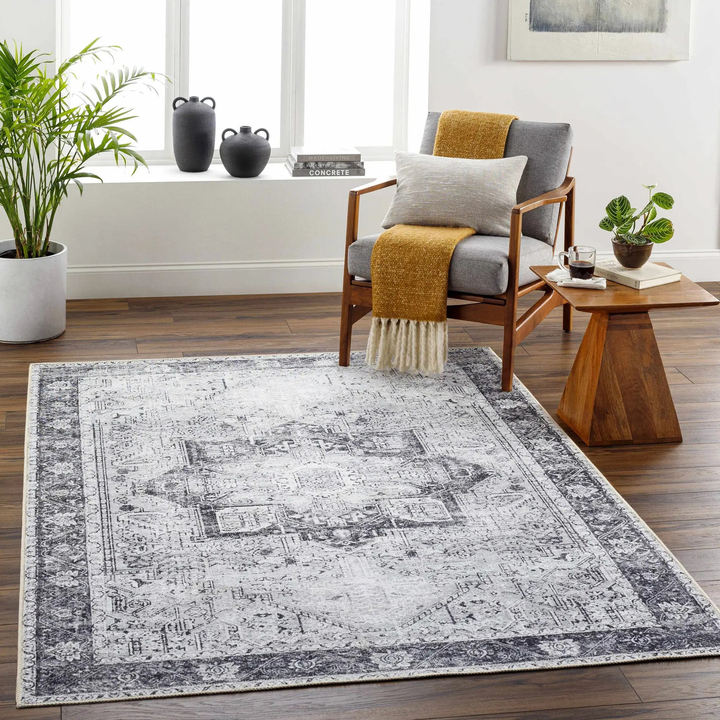Kyan Washable Runner / Area Rug - Clearance by Boutique Rugs