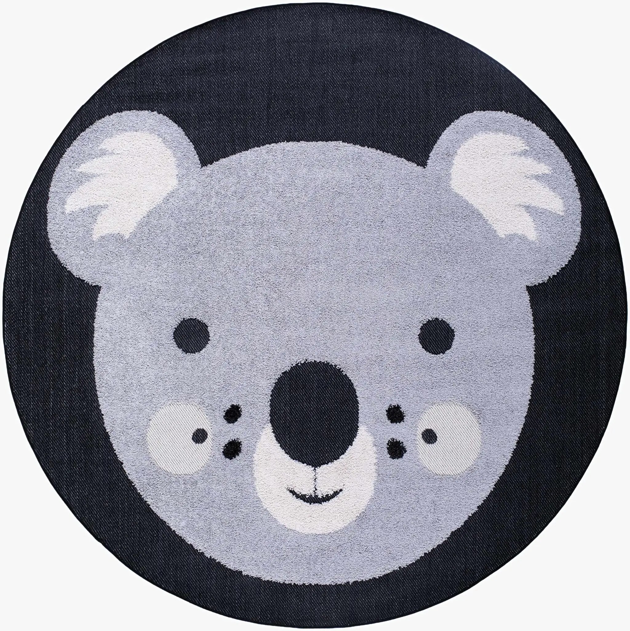 Kids Koala Animal Print Nursery Outdoor Area Rug - Clearance by Boutique Rugs