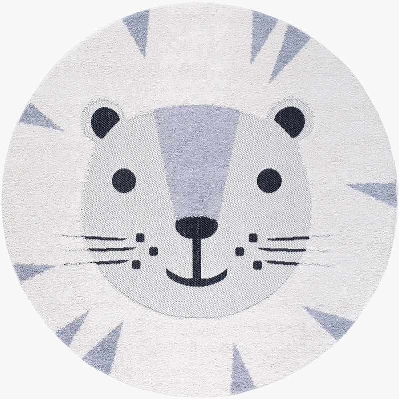 Kids Lion Animal Print Nursery Outdoor Area Rug - Clearance by Boutique Rugs
