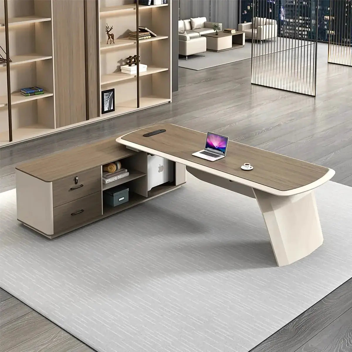 Tilson · Modern L-Shaped Executive Desk by Arc Grove