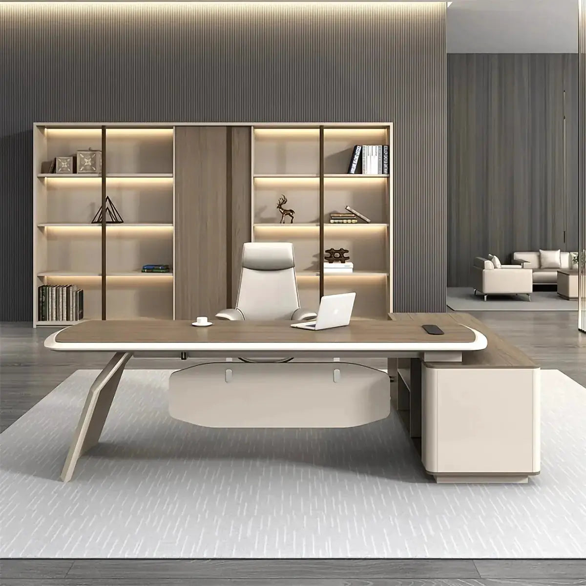 Tilson · Modern L-Shaped Executive Desk by Arc Grove