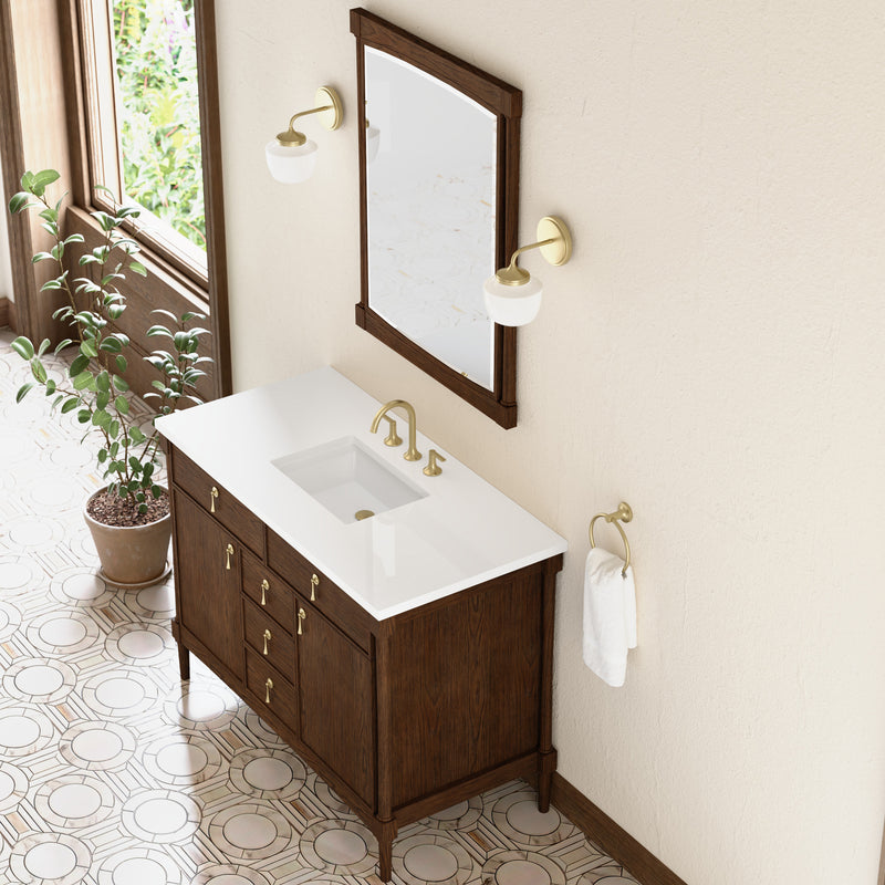 James Martin Kinnsden 30" Mirror, Sable Oak by James Martin