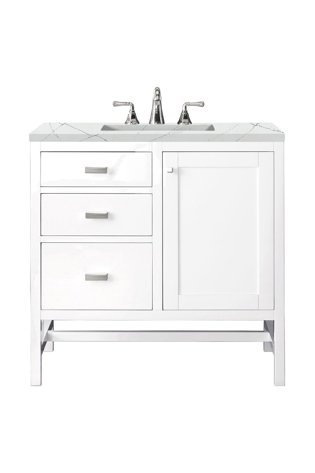 James Martin Addison 36" Single Bathroom Vanity, Glossy White, view 24