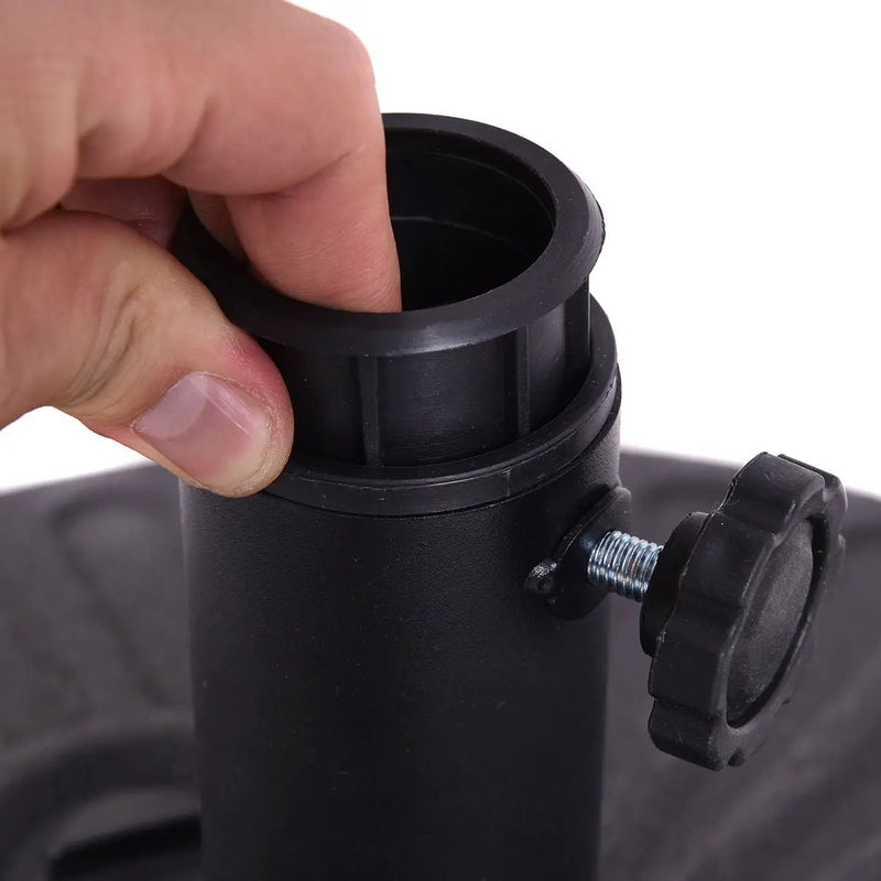 20 Inch Round 23L Water Filled Umbrella Base by DirectDeals