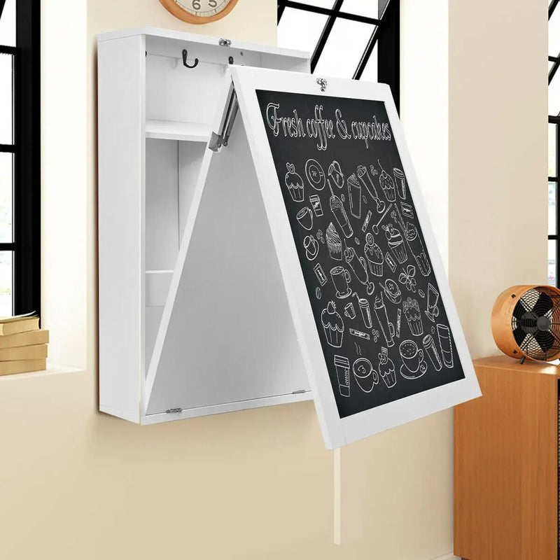 Convertible Wall Mounted Table with A Chalkboard by DirectDeals