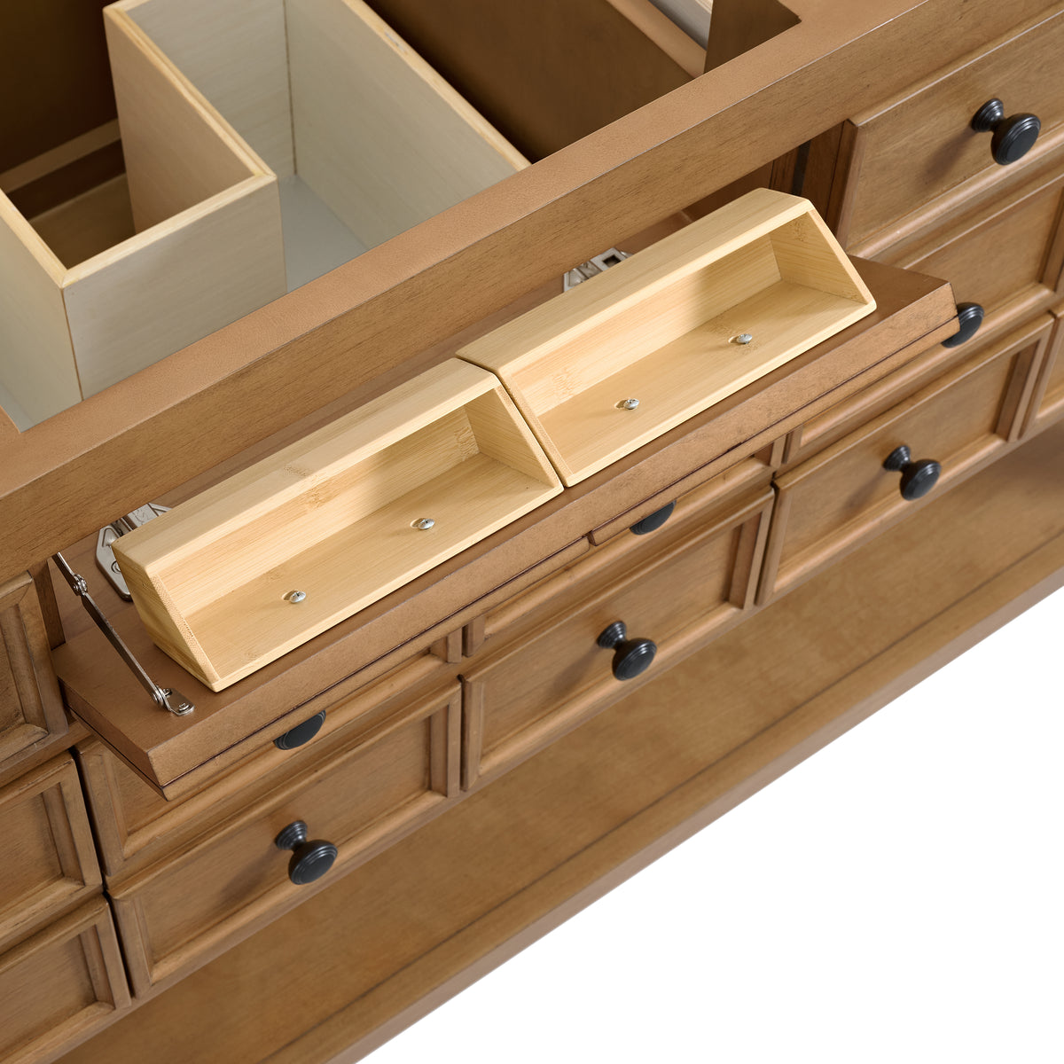 James Martin Malibu 60" Single Bathroom Vanity, Amber Birch, view 23