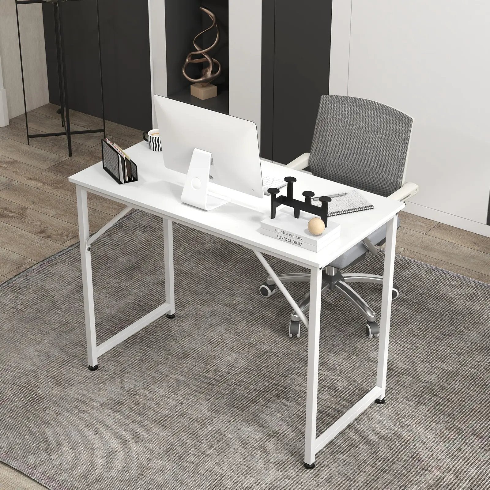 L Shaped Computer Desk and Writing Workstation for Home and Office by DirectDeals