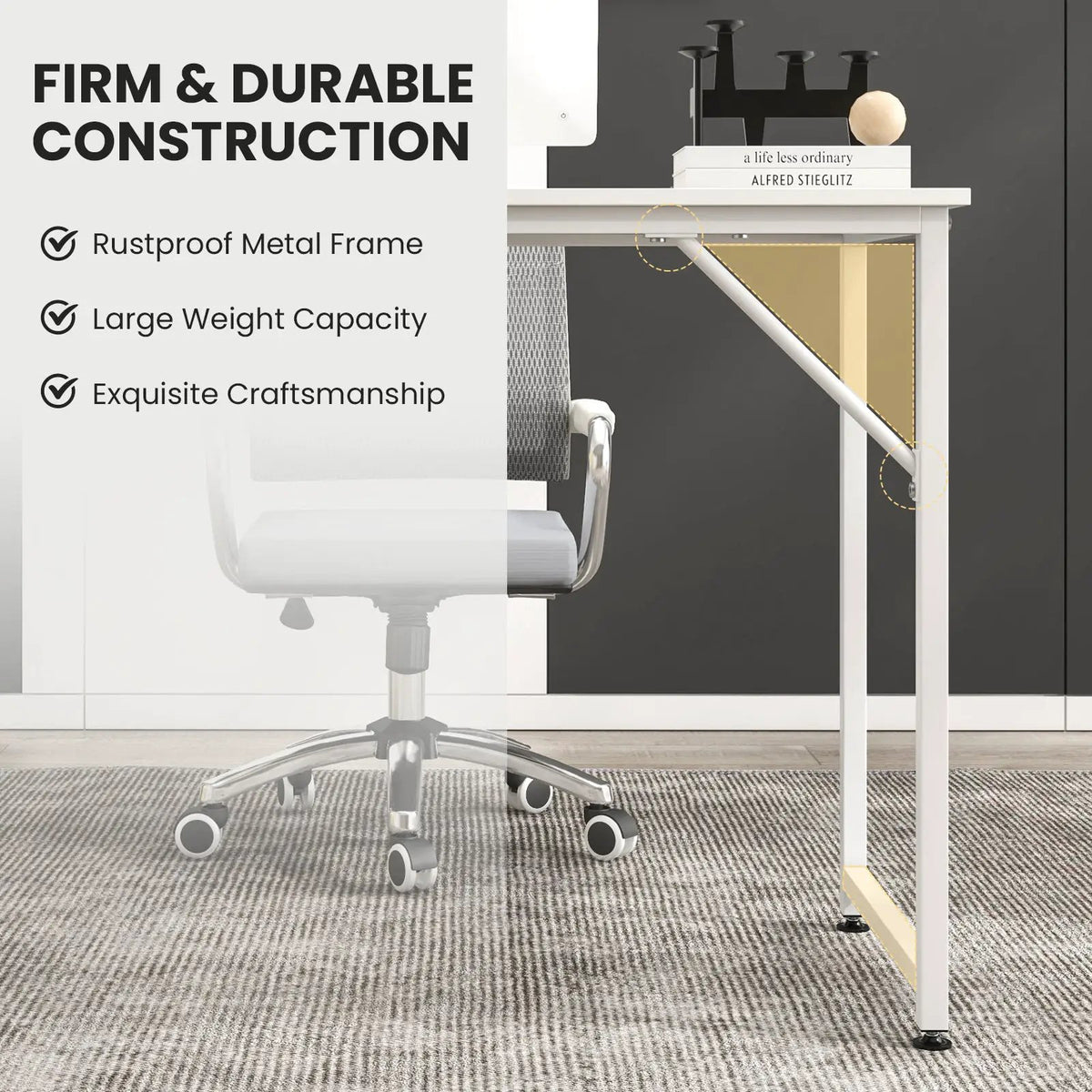 L Shaped Computer Desk and Writing Workstation for Home and Office by DirectDeals