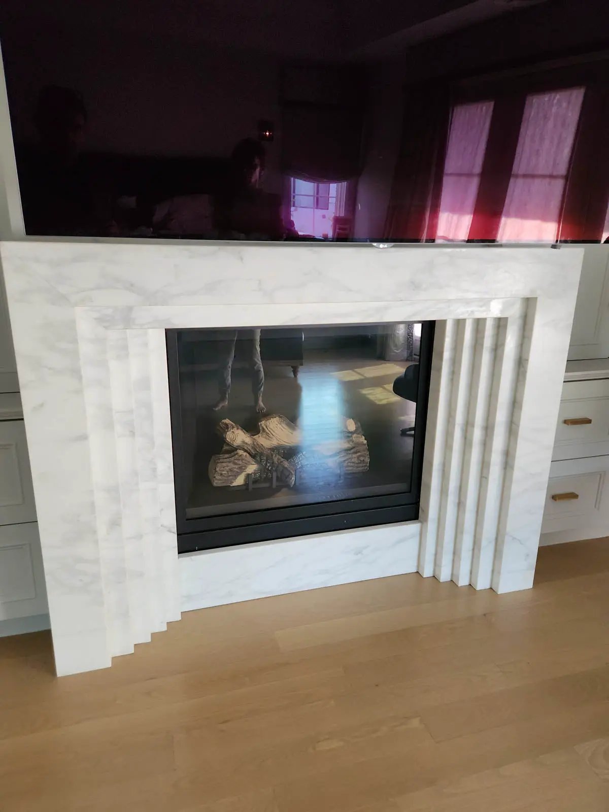 La Gabby 64 Fireplace by Zicana Boutique