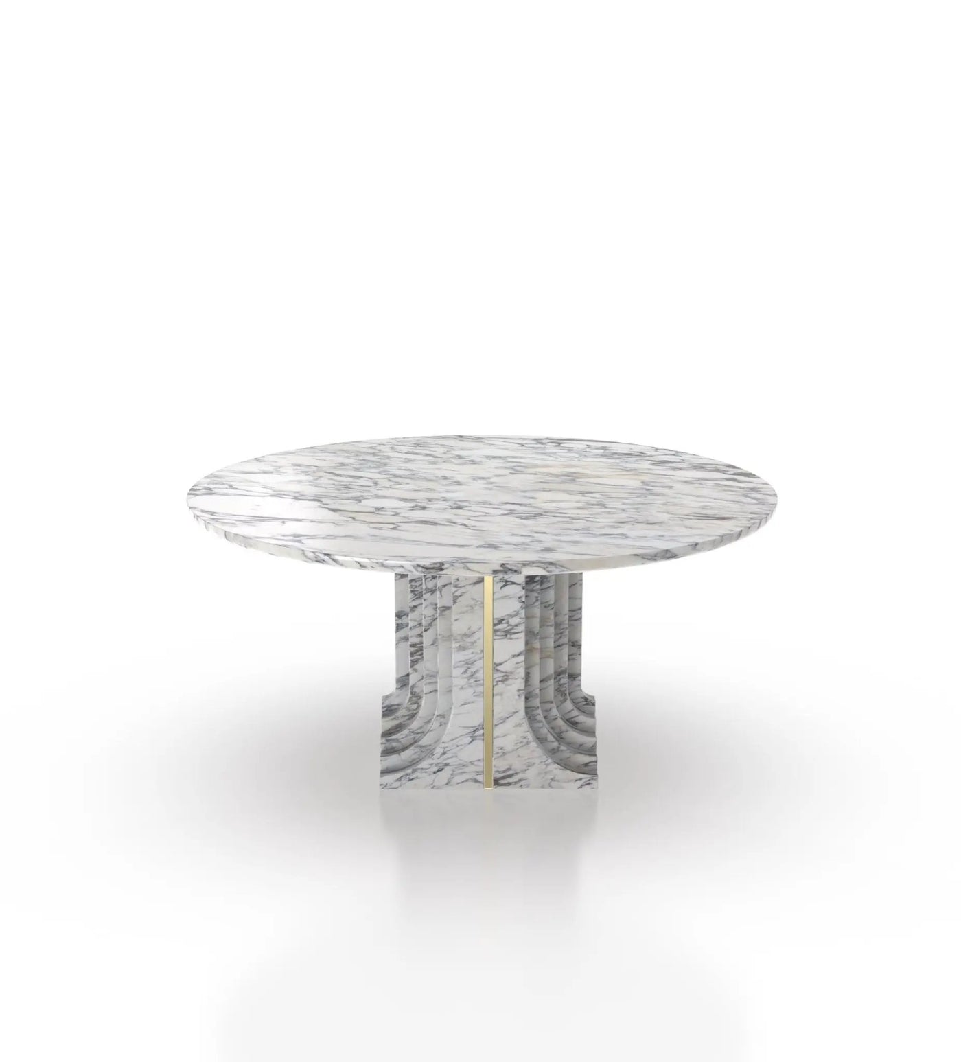 La Chloé 60 Marble Round Table by Zicana Boutique