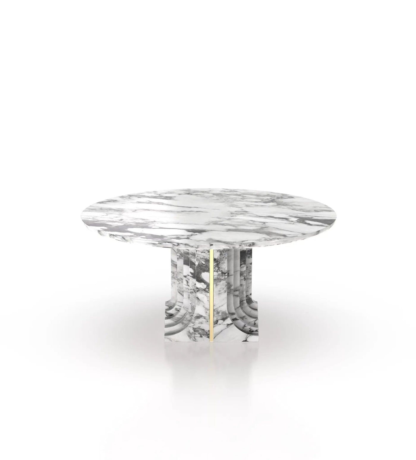 La Chloé 60 Marble Round Table by Zicana Boutique
