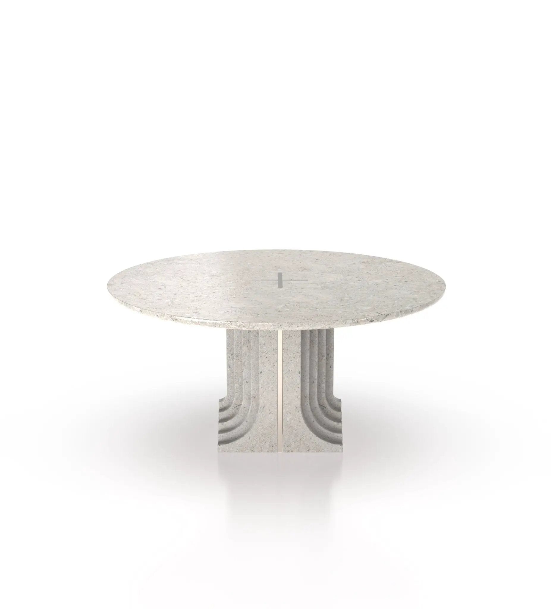 La Chloé 48 Marble Round Table by Zicana Boutique