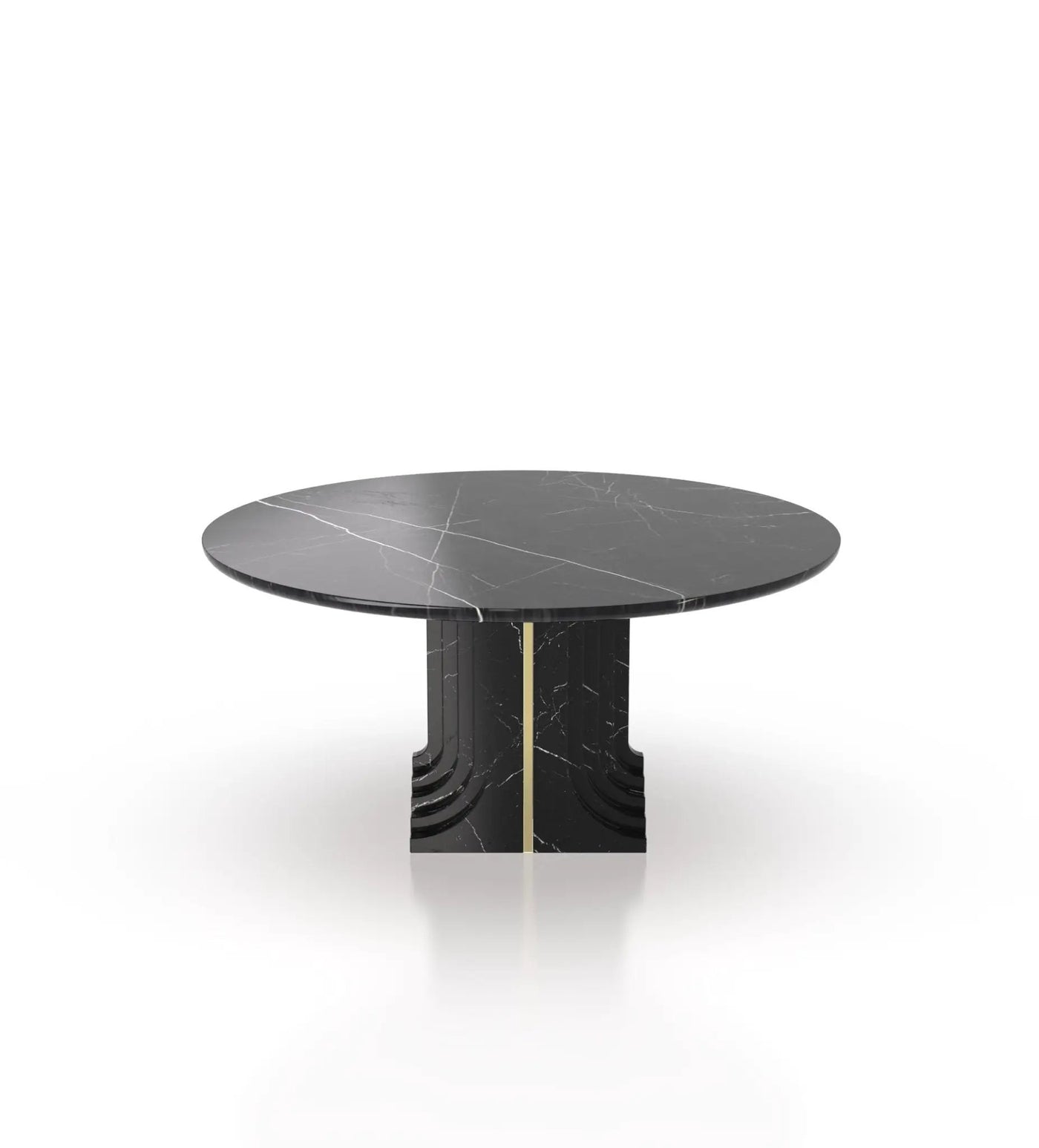 La Chloé 48 Marble Round Table by Zicana Boutique