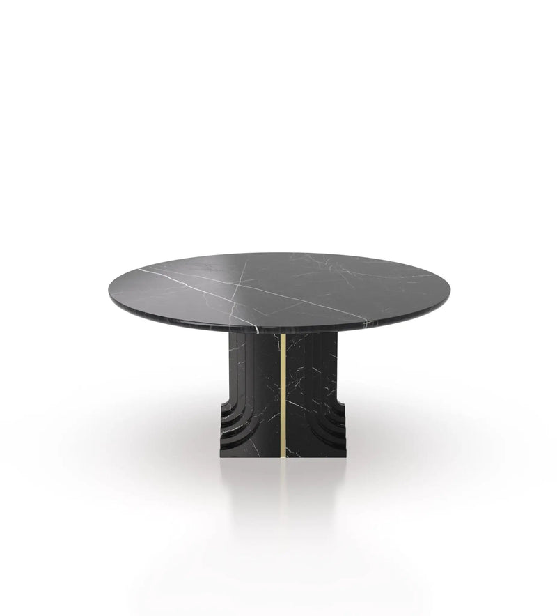 La Chloé 48 Marble Round Table by Zicana Boutique
