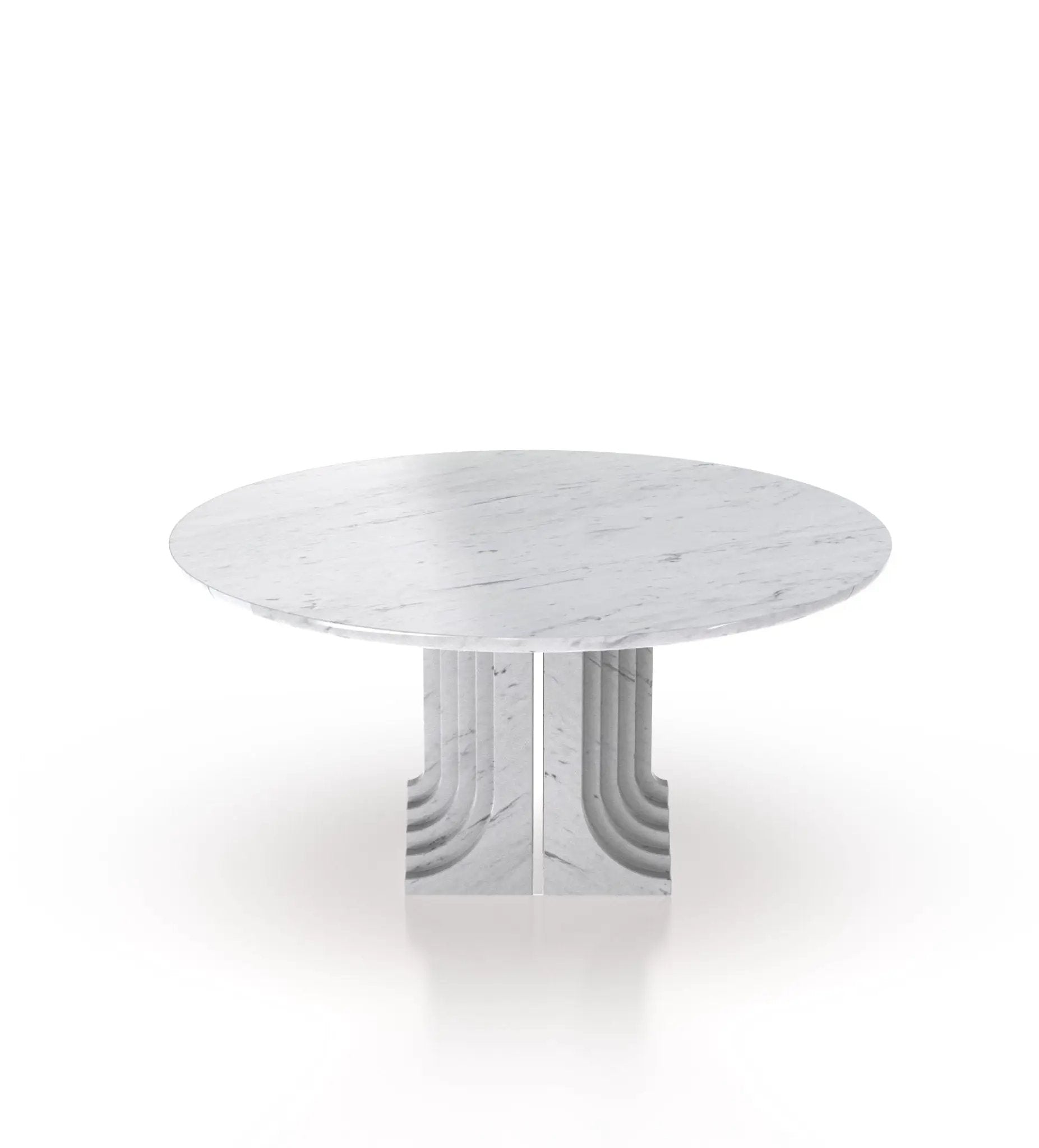 La Chloé 48 Marble Round Table by Zicana Boutique