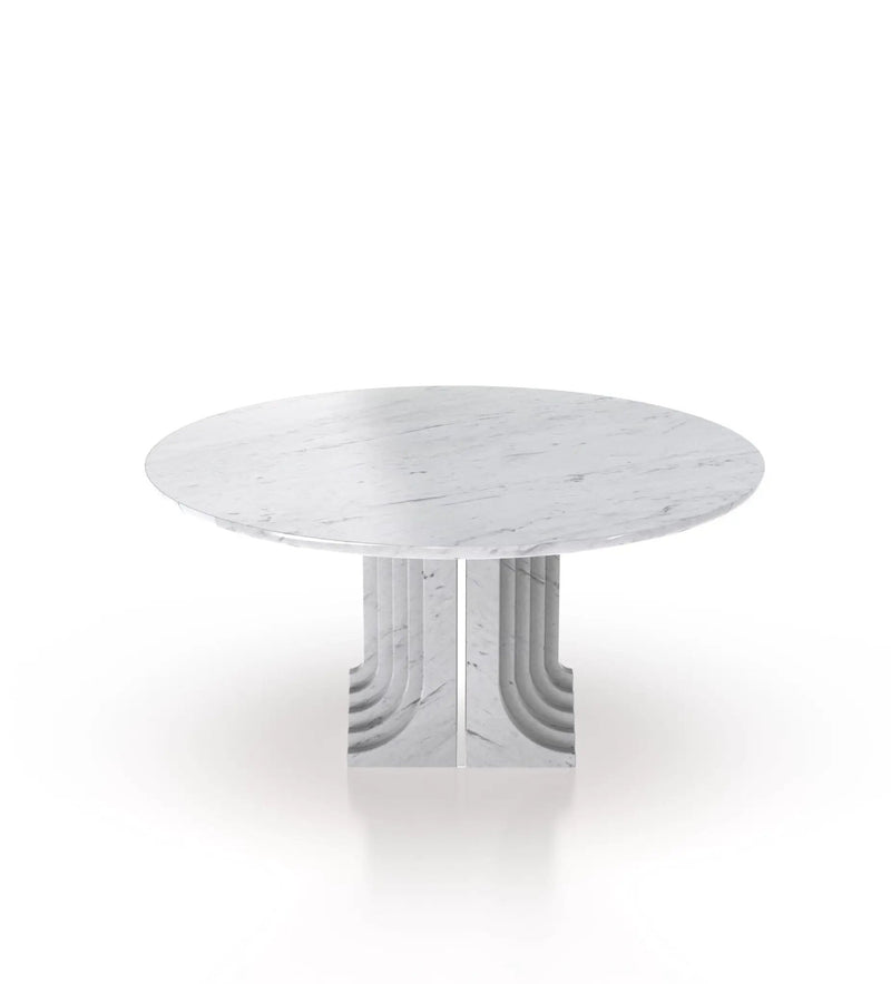 La Chloé 60 Marble Round Table by Zicana Boutique