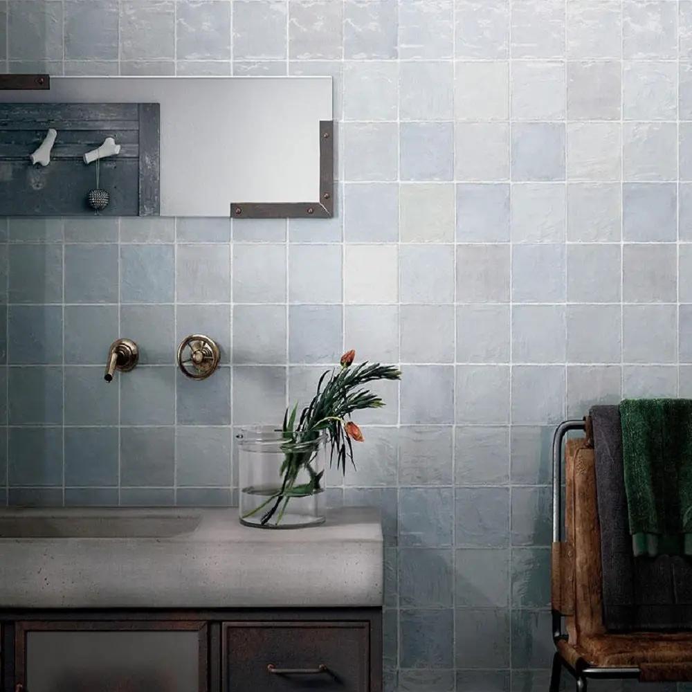 Purple 5x5 Glossy Subway Ceramic Tile (57 pack, 10.76 sq ft/case) by Apollo Tile