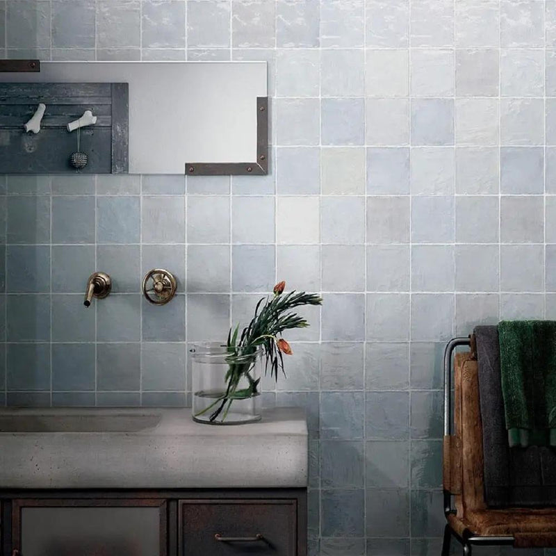 Purple 5x5 Glossy Subway Ceramic Tile (57 pack, 10.76 sq ft/case) by Apollo Tile