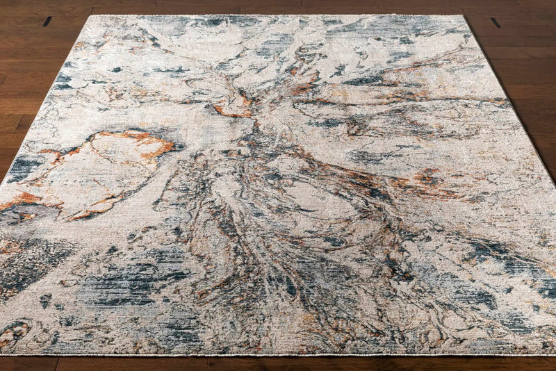 Cardup Beige Marble Rug by Boutique Rugs