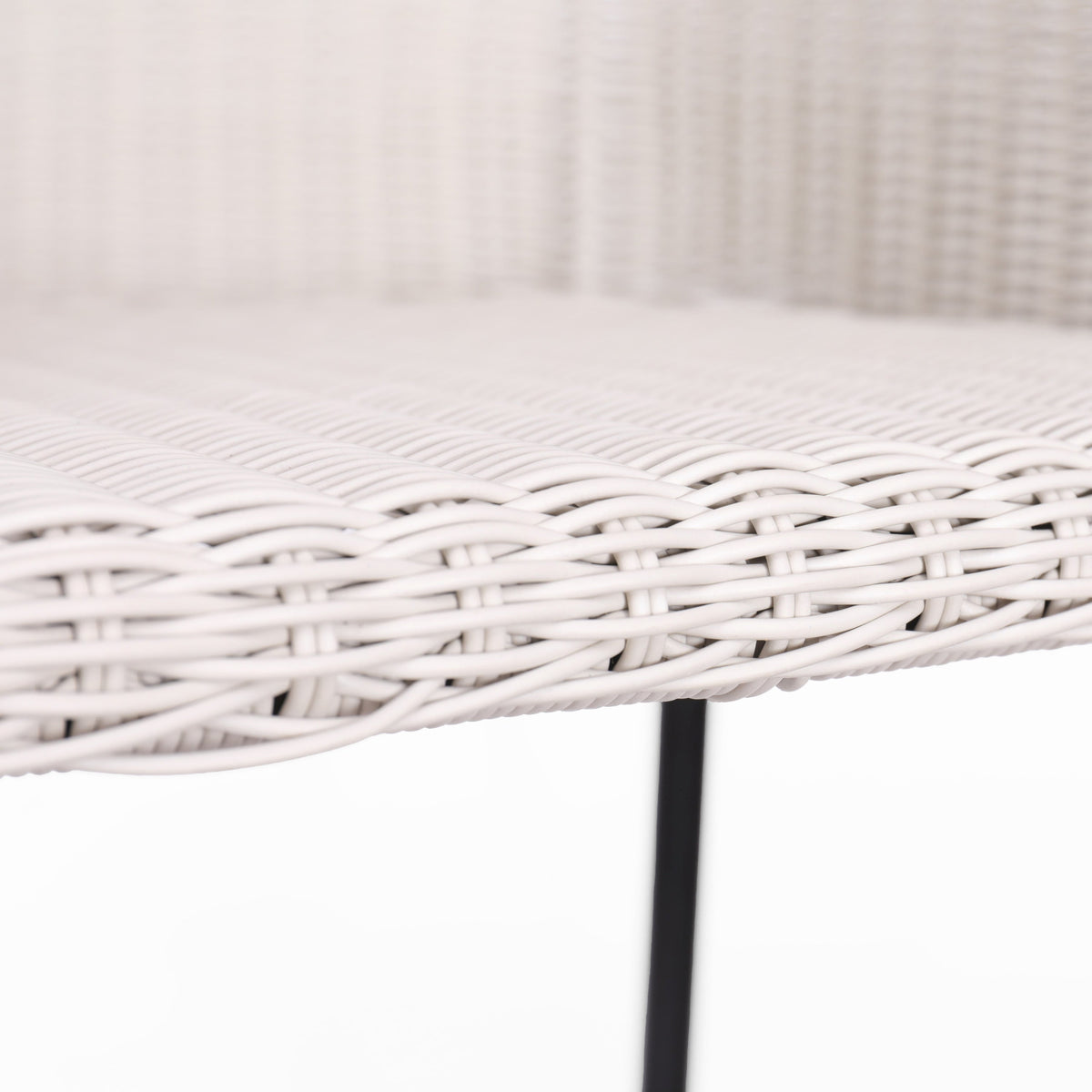Ladd Outdoor Metal Wicker Barstool Set of 2, photo 12 of 14