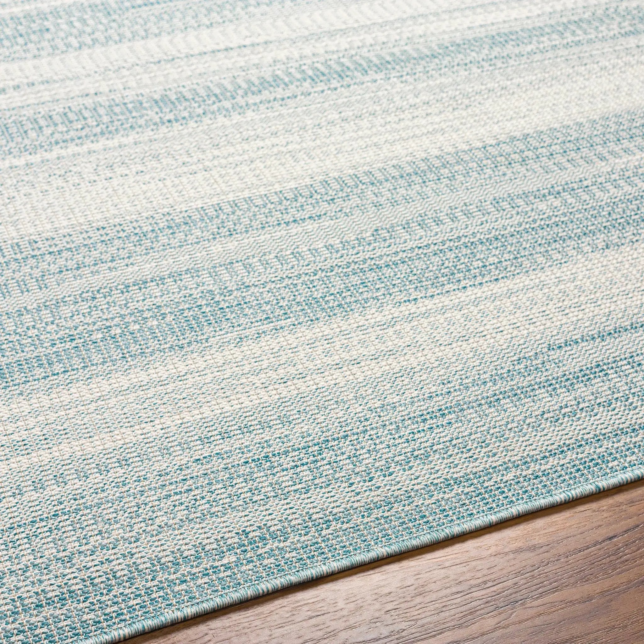 Kris Teal Outdoor Area Rug - Clearance by Boutique Rugs