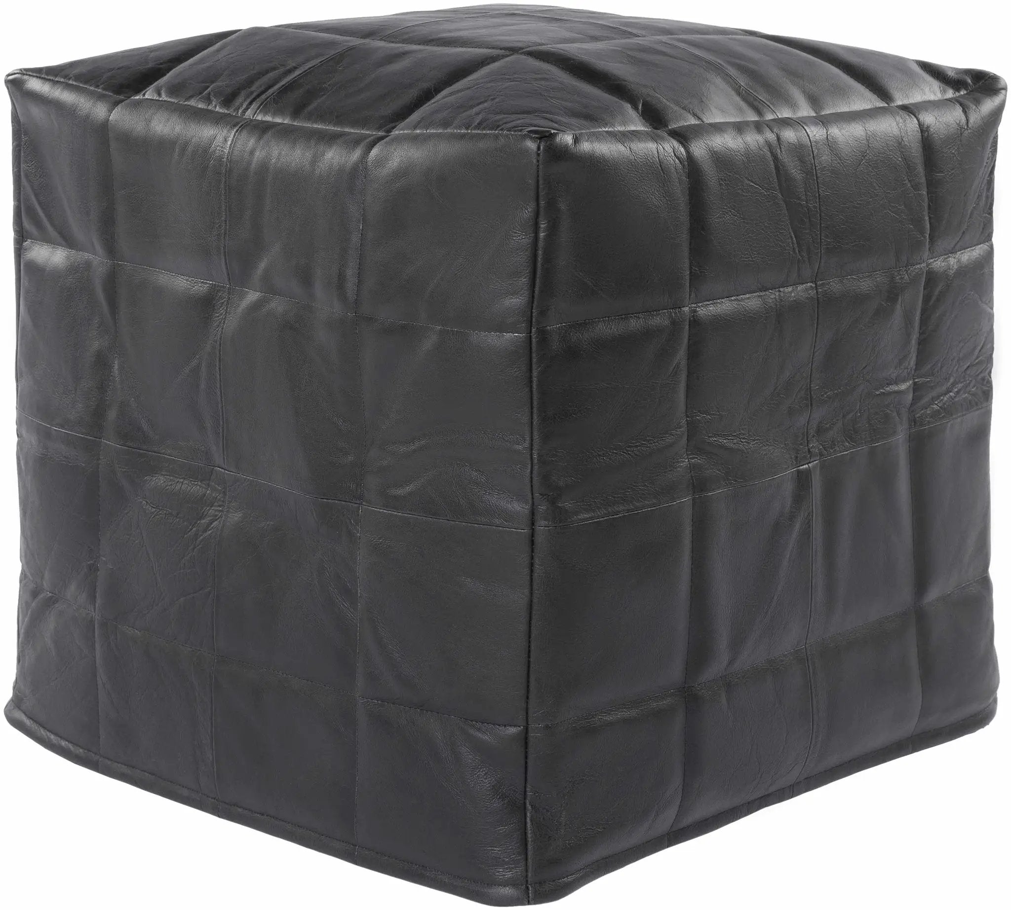 Laflin Pouf - Clearance by Boutique Rugs