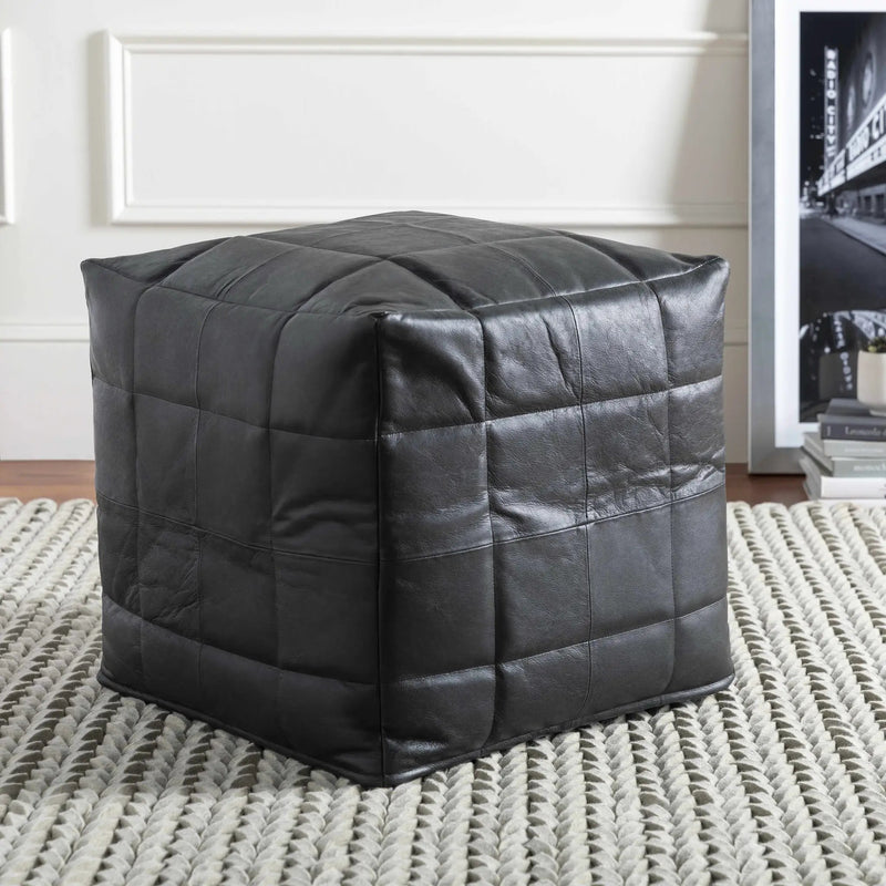 Laflin Pouf - Clearance by Boutique Rugs