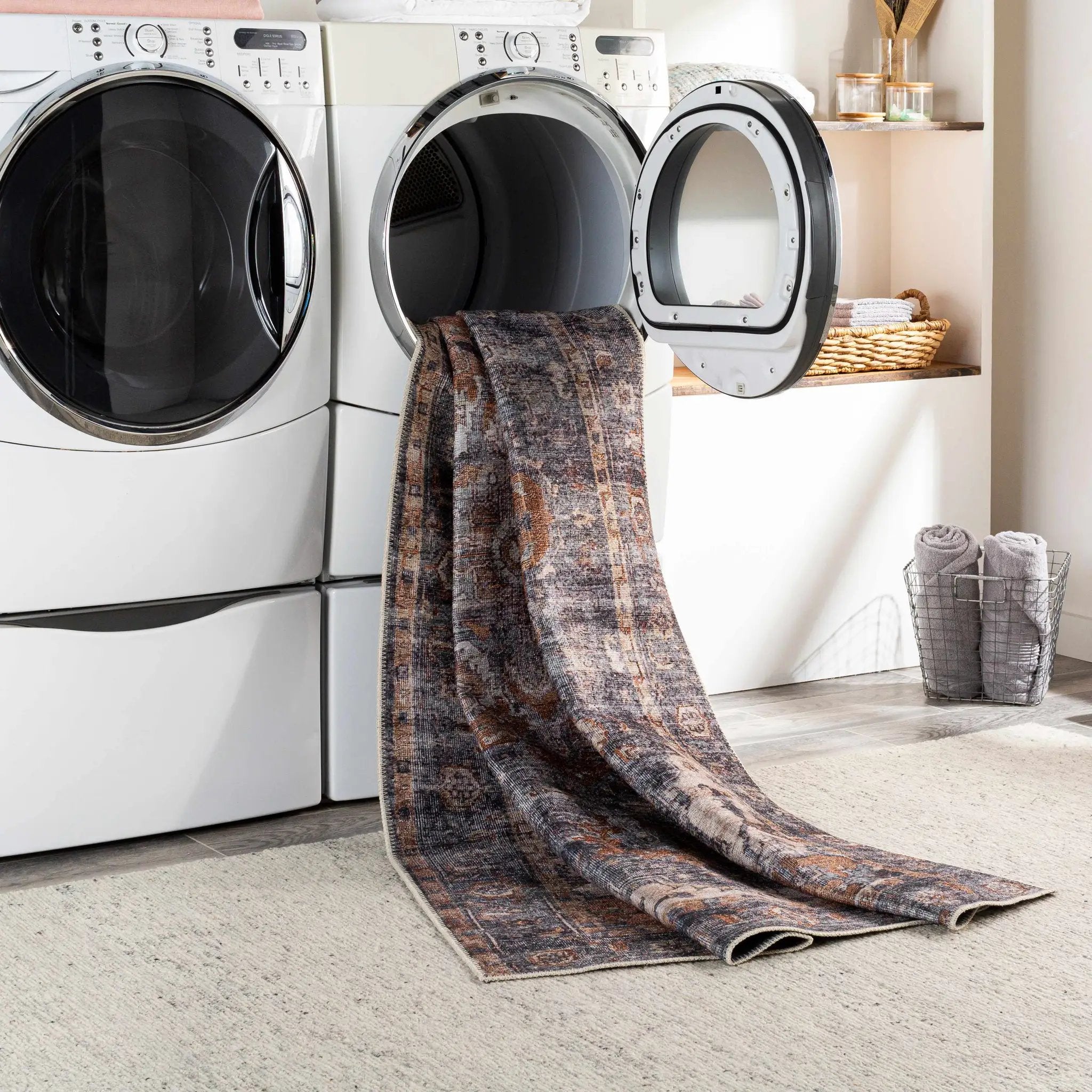 Lagangilang Washable Area Rug - Clearance by Boutique Rugs